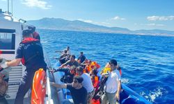 Çanakkale Ayvacık açıklarında 42 düzensiz göçmen kurtarıldı