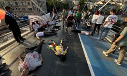 İsrail'in Gazze'ye yönelik saldırıları Kocaeli'de protesto edildi