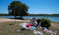 İstanbul'un ormanlık alan ve plajlarında tatilden geriye çöpler kaldı