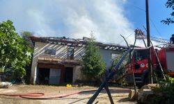 Taraklı 'da 2 ev ile depo yandı
