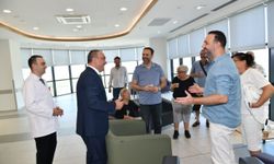 Tekirdağ Valisi Soytürk'ten şehir hastanesine ve şehit ailesine bayram ziyareti