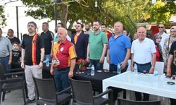 Tekirdağ'da Taraftar Çeşmesi, Galatasaray'ın renklerine boyandı