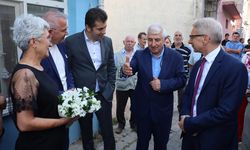 Ülkelerindeki seçim öncesi Bulgaristan eski başbakanları Babaeski'de ziyaret gerçekleştirdi