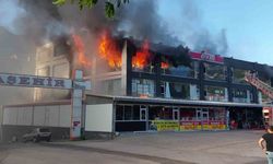 Amasya’da İstanbul Evim AVM’de yangın: Alevler göğe yükseldi