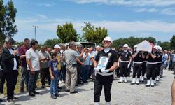 Kazada ölen polis memuru Canbul’a son görev