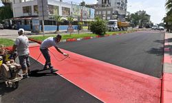 Lara Caddesi yenilendi