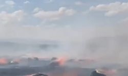 Yüksekova’da çıkan arazi yangını korkuttu