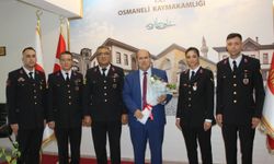 Osmaneli Kaymakamı Ünal'a jandarma teşkilatının kuruluşunun 185'inci yıl dönümü ziyareti