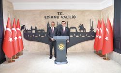 Aile ve Sosyal Hizmetler Bakan Yardımcısı Kıran, Edirne Valisi Sezer'i ziyaret etti
