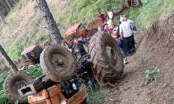 Balıkesir'de devrilen traktörün sürücüsü hayatını kaybetti