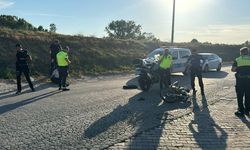 Edirne'de iki motosikletin çarpışması sonucu sürücüleri yaralandı