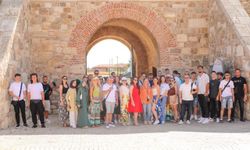 Kuzey Makedonya'dan gelen kursiyerler Edirne'nin tarihi ve kültürel mekanlarını gezdi