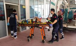 Orhangazi'de inşaatta iskeleden düşen işçi yaralandı