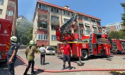 Şişli'de 4 katlı binada çıkan yangın söndürüldü