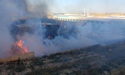 Tekirdağ'da 2 plastik fabrikasında çıkan yangına müdahale ediliyor