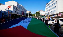 Üsküdar'da Filistin'e destek yürüyüşü yapıldı