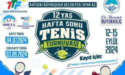 2024 Avrupa Spor Şehri Kayseri, 12 Yaş Hafta Sonu Tenis Turnuvası’na ev sahipliği yapacak