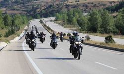 340 kilometrelik İstiklal Yolu’ndaki motosiklet sürüşü ikinci gününde devam ediyor