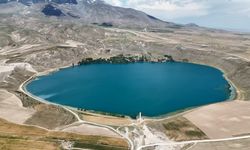 Adilcevaz’daki göller dron ile görüntülendi