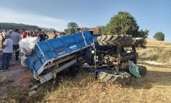 Ağır yaralanan traktör sürücüsü hayatını kaybetti