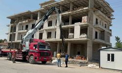 Aksaray’da elektrik akımına kapılan 2 inşaat işçisi ağır yaralandı
