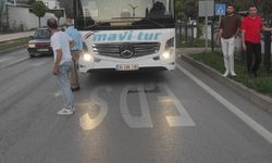 Amasya’da yolcu otobüsünün çarptığı yaya hayatını kaybetti