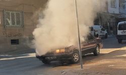 Aydın’da otomobil yangını