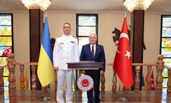 Bakan Güler, Ukrayna Deniz Kuvvetleri Komutanı Neizhpapa’yı kabul etti
