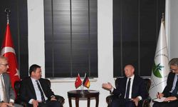 Başkan Aydın, Almanya Hessen eyaleti Bakanı Pentz’i ağırladı