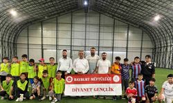 Bayburt’ta Yaz Kur’an Kursları Arası Futbol Turnuvası başladı