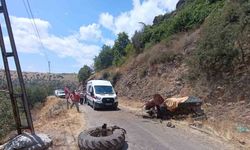 Çorum’da traktör 30 metrelik şarampole uçtu: 1 ölü