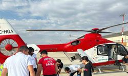 Dereye düşen çocuk ambulans helikopterle Van’a sevk edildi