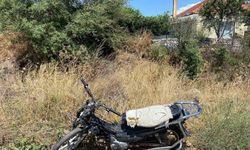 Devriye esnasında şasesi kazınmış motosiklet bulundu