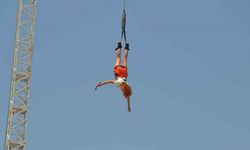 Fethiye’de "bungee jumping" heyecanı