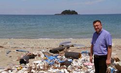 Giresun Adası manzaralı çöplük