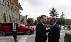 İçişleri Bakan Yardımcısı Mehmet Aktaş Vali Hüseyin Aksoy’u ziyaret etti