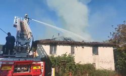 İki katlı evde yangın paniği: 1 kişi dumandan etkilendi