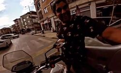 İstanbul’da motosikletli ve yaya arasında güldüren ’yol verme’ diyaloğu