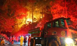 Kahramanmaraş’taki orman yangınına gece müdahalesi