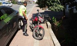 Kaza yapan ehliyetsiz motosiklet sürücüsüne 27 bin 460 TL para cezası