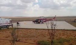 Konya’da hava ambulansı felç geçiren hasta için havalandı