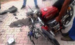 Kulu’da otomobil ile motosiklet çarpıştı: 1 yaralı