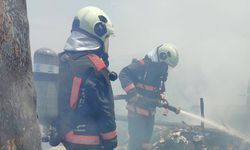 Malatya’da çatı yangını