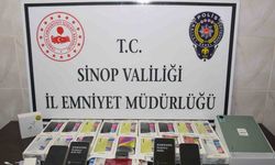 Sinop’ta işyerinden hırsızlık zanlıları yakalandı