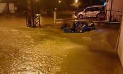 Sinop’ta şiddetli yağış taşkınlara yol açtı