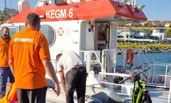 Şişme botla denizde sürüklenen şahıs Kıyı Emniyeti Genel Müdürlüğü’nce kurtarıldı