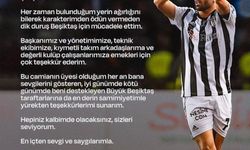 Umut Meraş, Beşiktaş’a veda etti