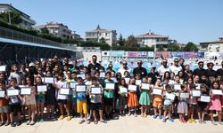 Yaz Spor Okulları’nda sertifika heyecanı