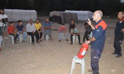 AFAD, Mevsimlik fındık işçilerine afet farkındalığı eğitimi verdi