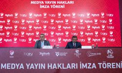 "Süper Lig ve 1. Lig medya yayın hakları" imza töreni yapıldı